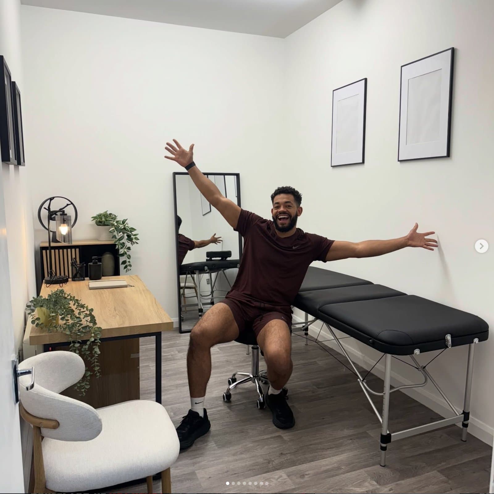 Ryan Letts in his treatment room — Specialist MSK Physiotherapist · Letts Perform Physiotherapy